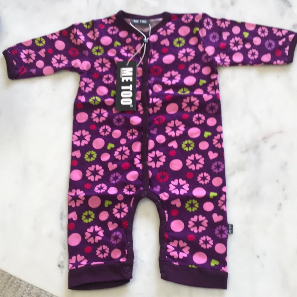 NWT Me Too romper 9-12 m